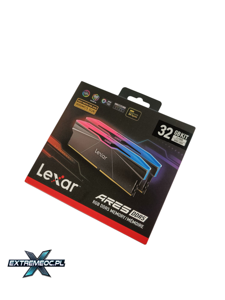 Lexar Ares RGB Gen2 6000CL26 - pudełko z przodu
